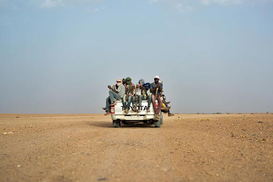 Nigeriens and third-country migrants head towards Libya from Agadez, 4 June, 2018 AP Photo