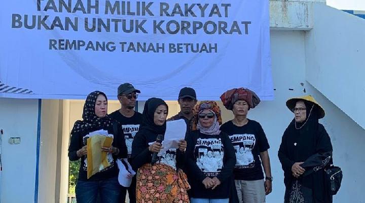Warga Korban Rempang Eco City Kecewa Karena Walikota Batam Tak Hadiri Audiensi