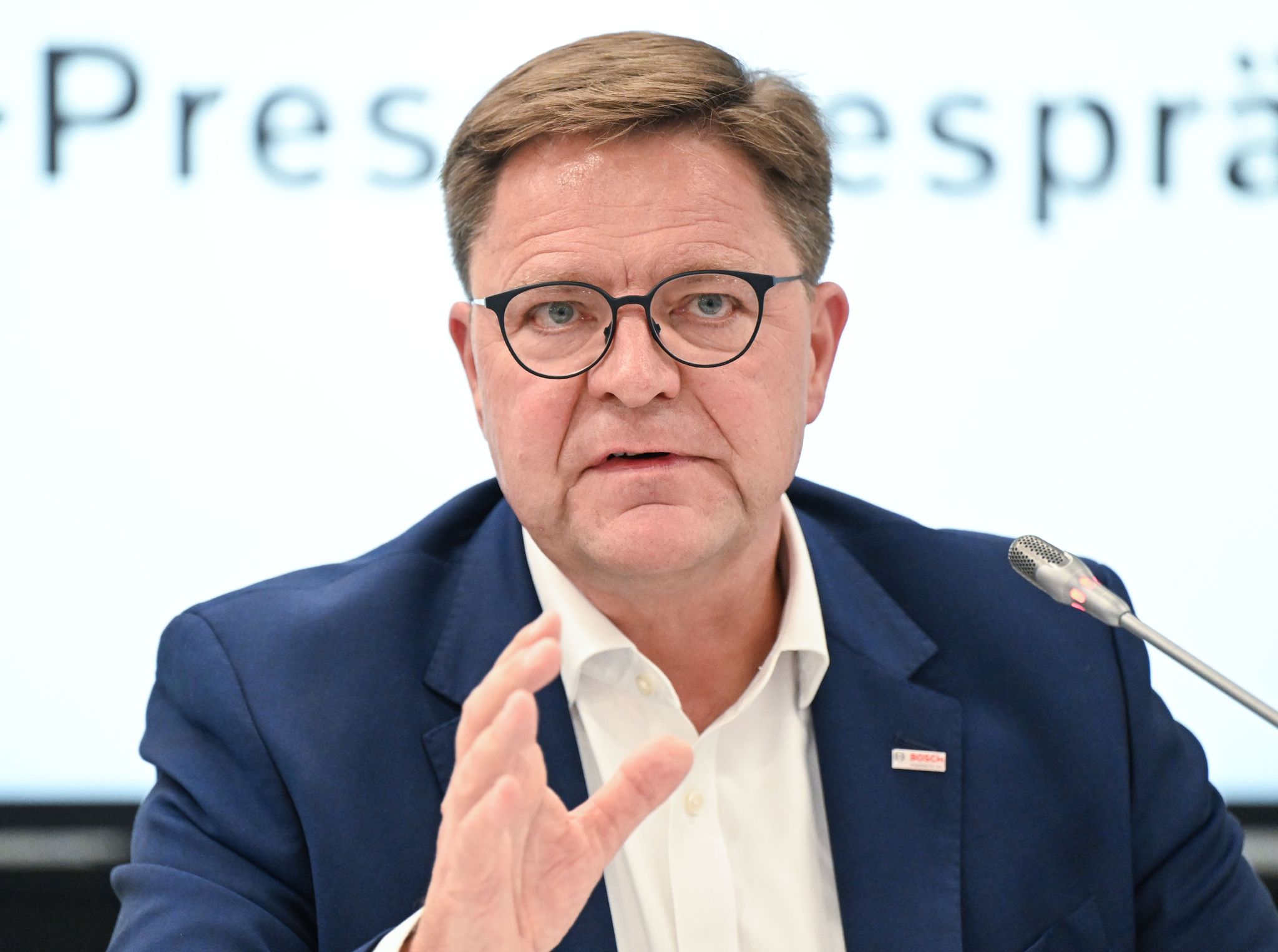 Bosch-Arbeitsdirektor Stefan Grosch: «Der Zeitdruck ist groß.»