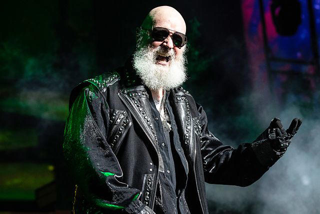 Jeff Hahne/Getty Rob Halford performing in North Carolina on Sept. 20, 2025