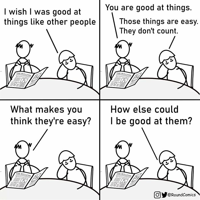 Artist Makes Silly-Looking Comics With Unexpected Twists On Everyday