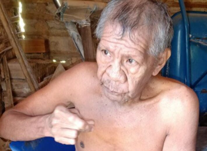 Aurá, considerado o último sobrevivente de uma comunidade indígena do Maranhão, morreu aos 77 anos. Foto: Funai/Divulgação