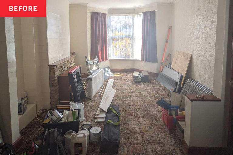 Before & After: This Living Room Went from "Awful '80s" to Victorian ...
