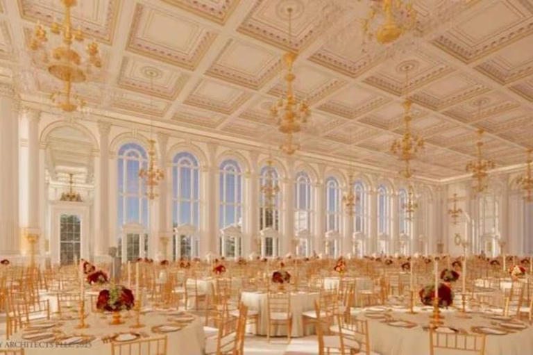 New renderings of Trump's 'gaudy' 200m ballroom nearly twice as big as