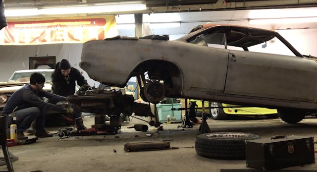 pulling Corvair engine BCU
