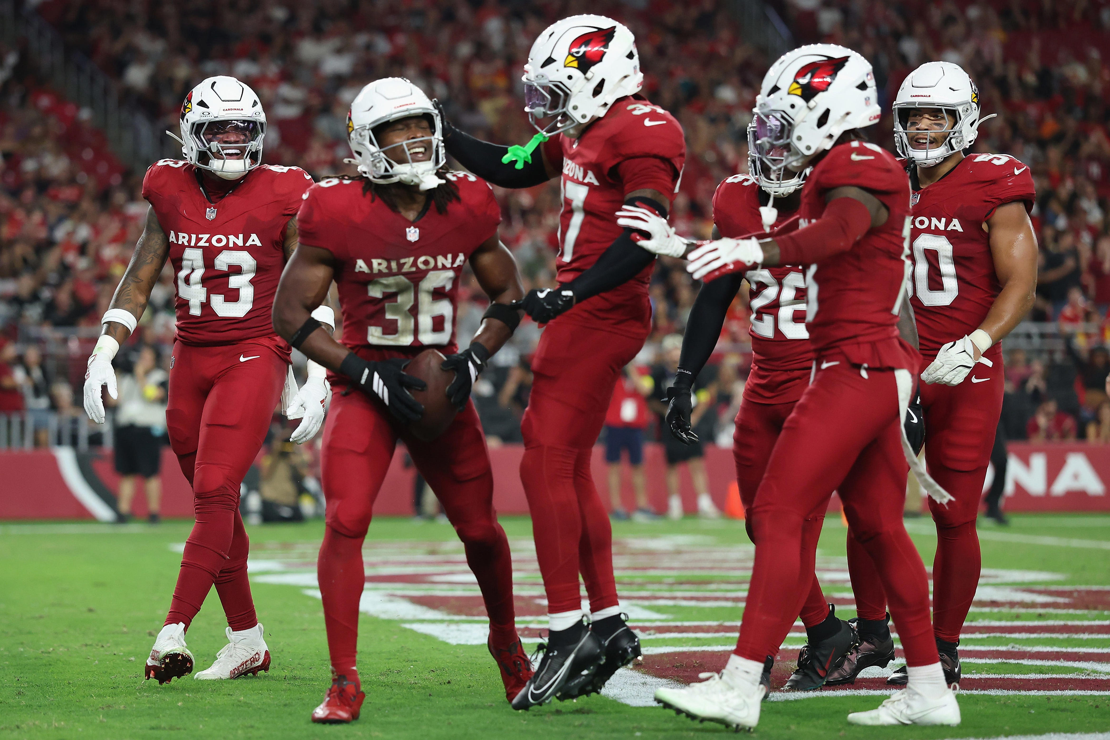What Is The Cardinals End Zone Design For September 25 Game