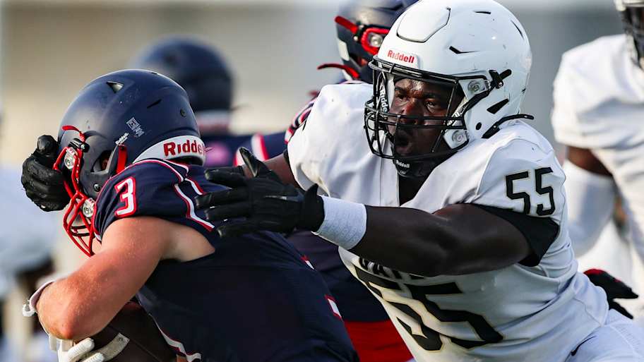 Miami 3 Star 2026 DL Commit Frederic Sainteus Is Mario Cristobal Prototype