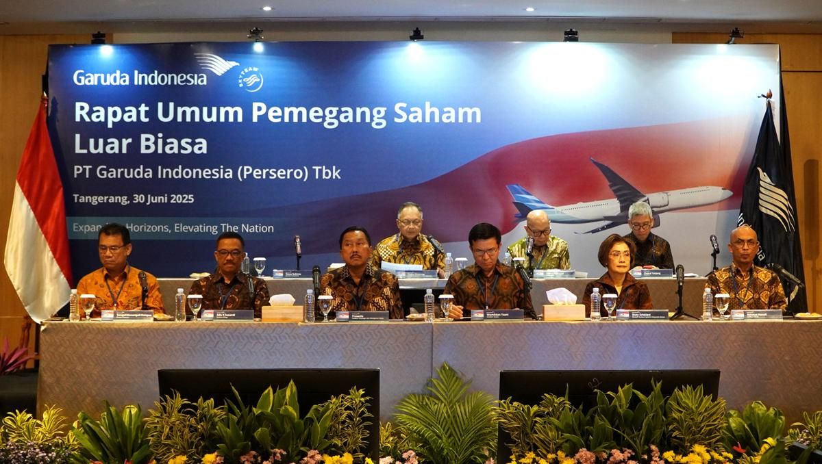 Garuda Indonesia Akan Gelar RUPSLB Bulan Depan