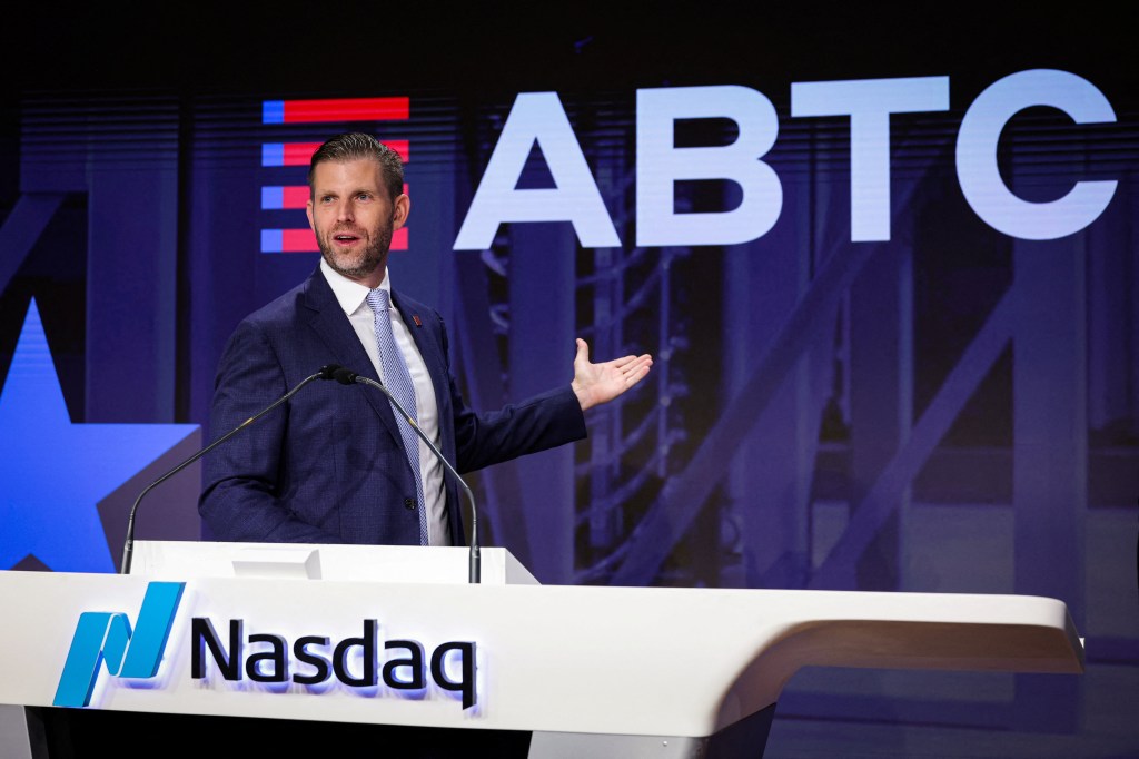 Eric Trump tentang mengapa kripto adalah masa depan keuangan Amerika