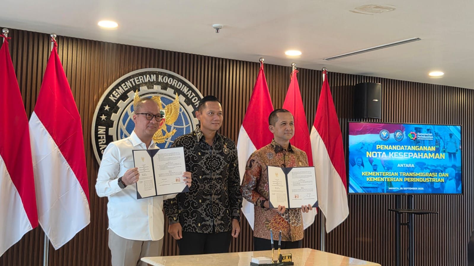 Kementerian Transmigrasi Bersama Kemenperin Perkuat Kolaborasi Ciptakan Pusat Pertumbuhan Ekonomi Ba