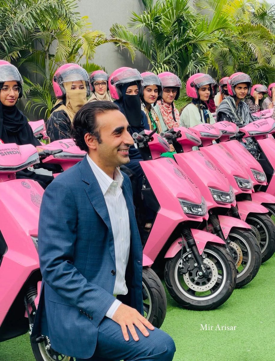 Bilawal Launches Pink Scooty Scheme for Women in Karachi