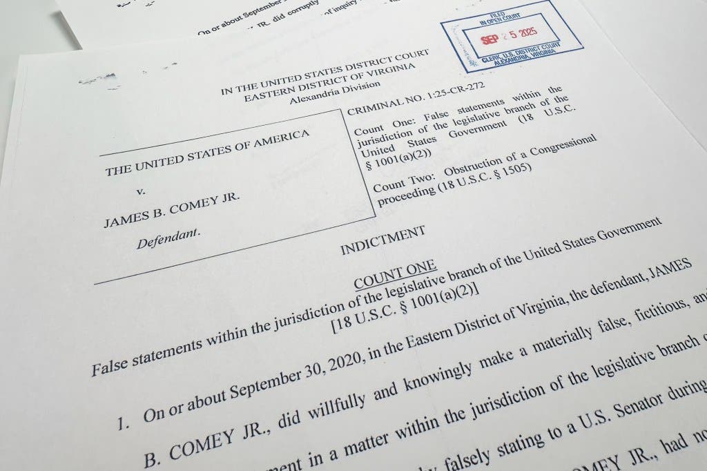 James Comey indictment explained: the charges former FBI director faces