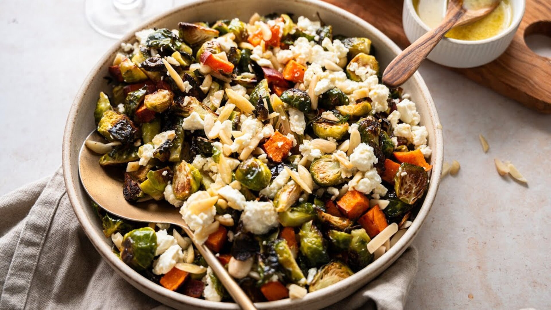 Roasted Brussels Sprout Salad Recipe