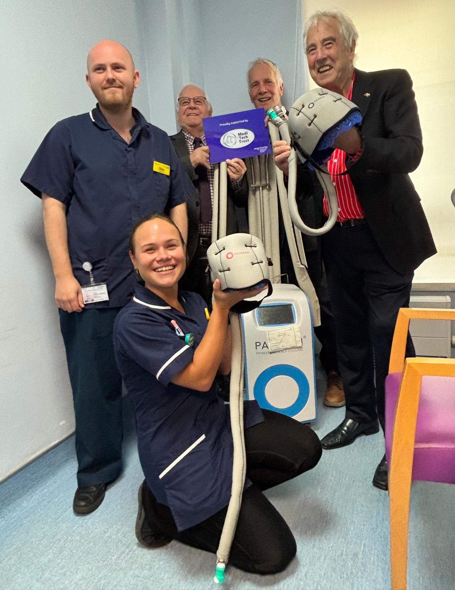 Medi Tech Trust donates Cancer Cold Caps Machine to the Sussex Cancer ...