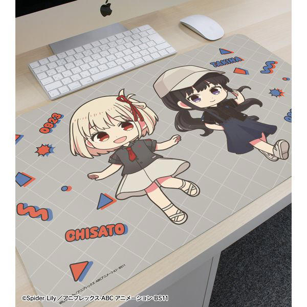 リコリスリコイル　リコリコ　千束＆たきな　マルチデスクマット リコリス・リコイル_描き下ろし 錦木千束＆井ノ上たきな 私服ver