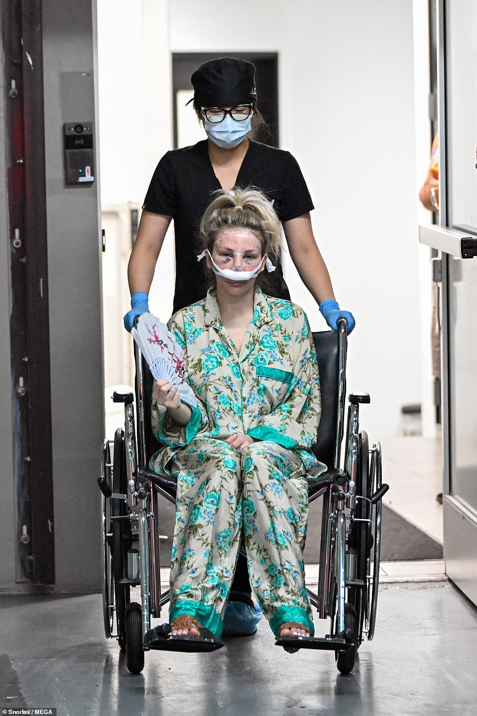 Courtney Stodden looks unrecognizable leaving plastic surgeon's office