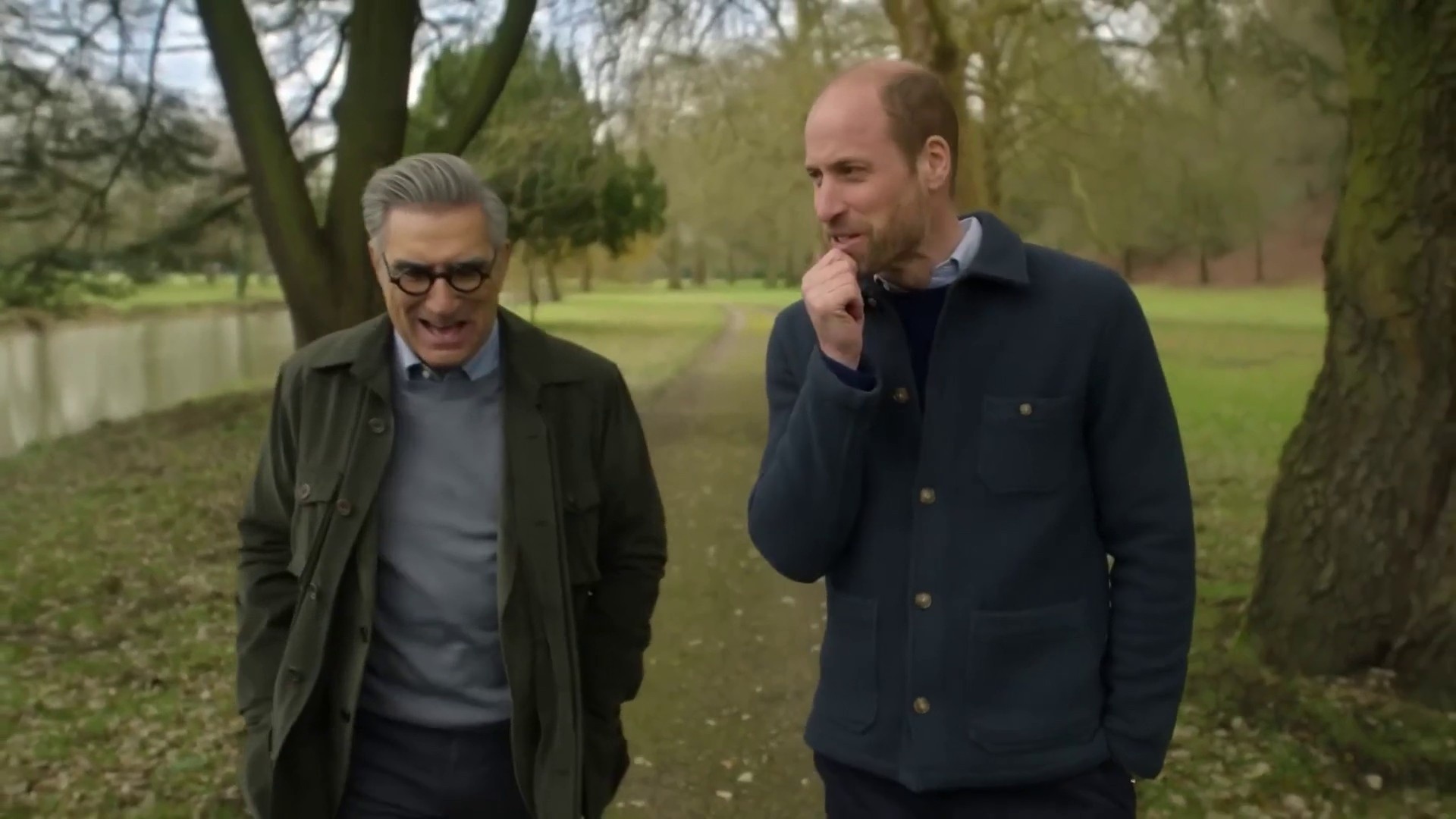 Eugene Levy Meets Prince William in 'The Reluctant Traveler’