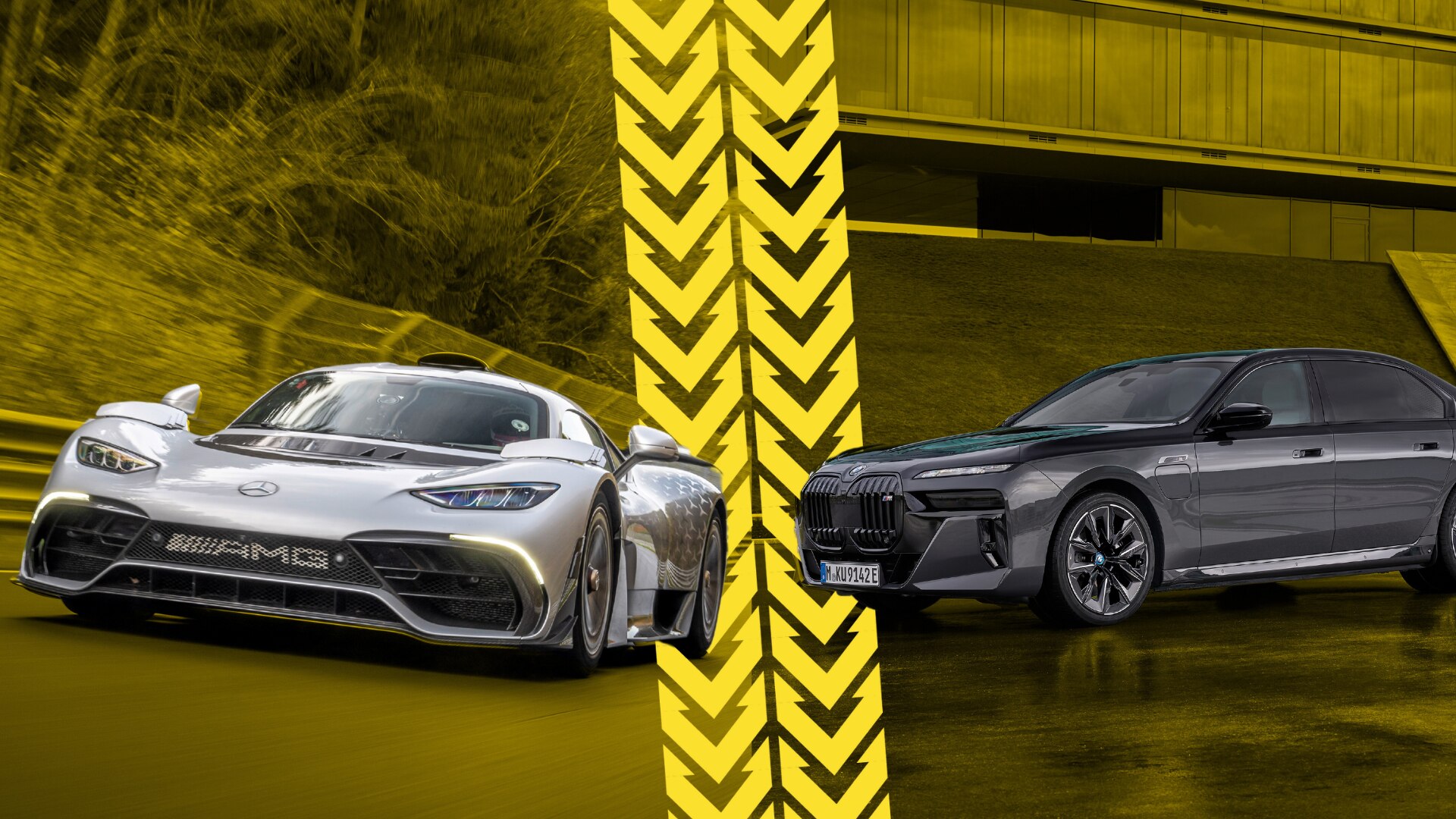 Mercedes-AMG ONE vs BMW M760e, Hypercar vs Luxury Cruiser