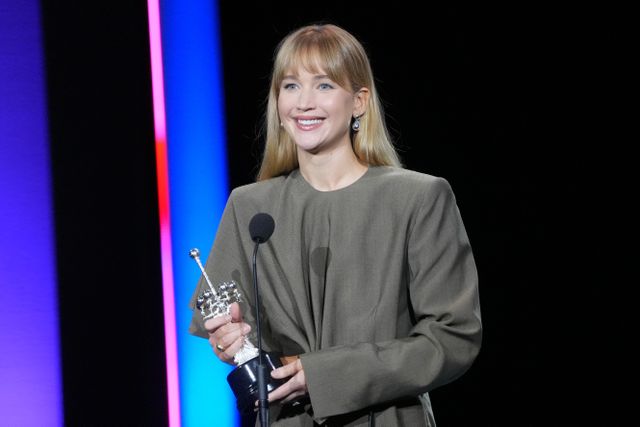 sachin and babi light blue dress Jennifer Lawrence and the Art of the Graceful Fall main image 1