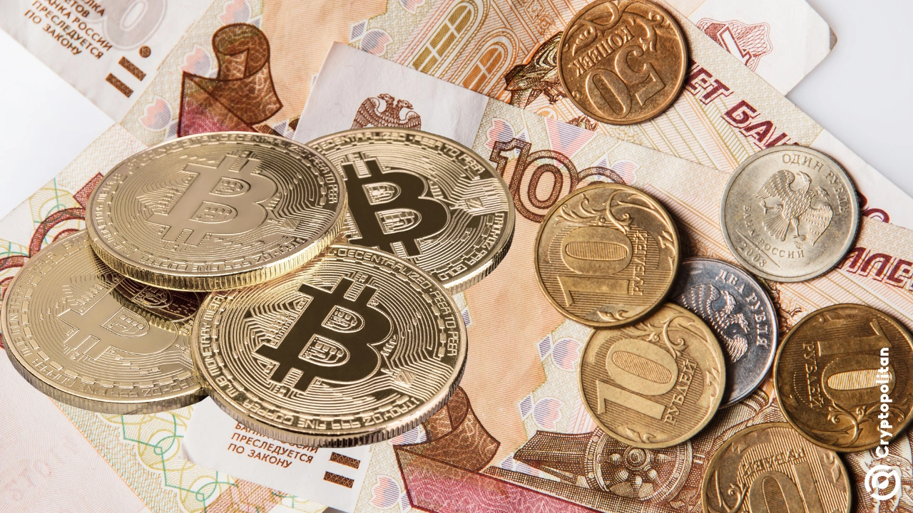 Perdagangan yang didanai kripto Rusia mencapai 1 triliun rubel pada tahun 2025