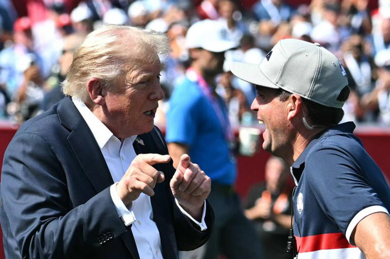 Trump slammed after 'abandoning DC' for Ryder Cup golf 'vacation' as shutdown  looms