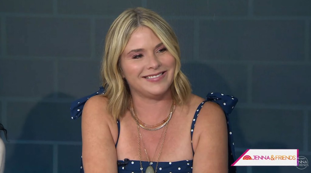 Hager said she’d “get in big fights” with her father as he attempted to teach her math at the kitchen table. YouTube/@jennaandfriends