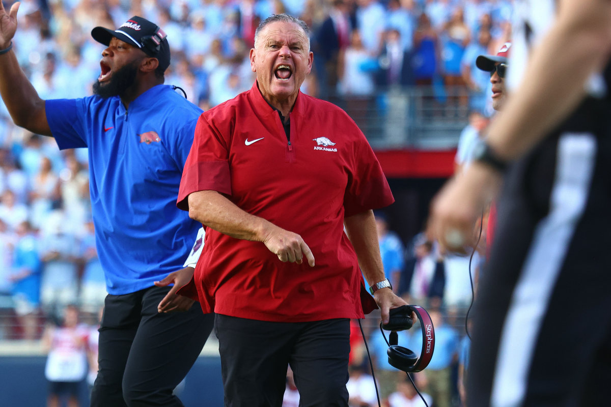 Arkansas Fans Want Sam Pittman Fired After 'Pathetic' Performance Saturday