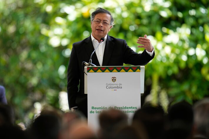 Gustavo Petro, presidente da Colômbia. Foto: Fernando Vergara/AP