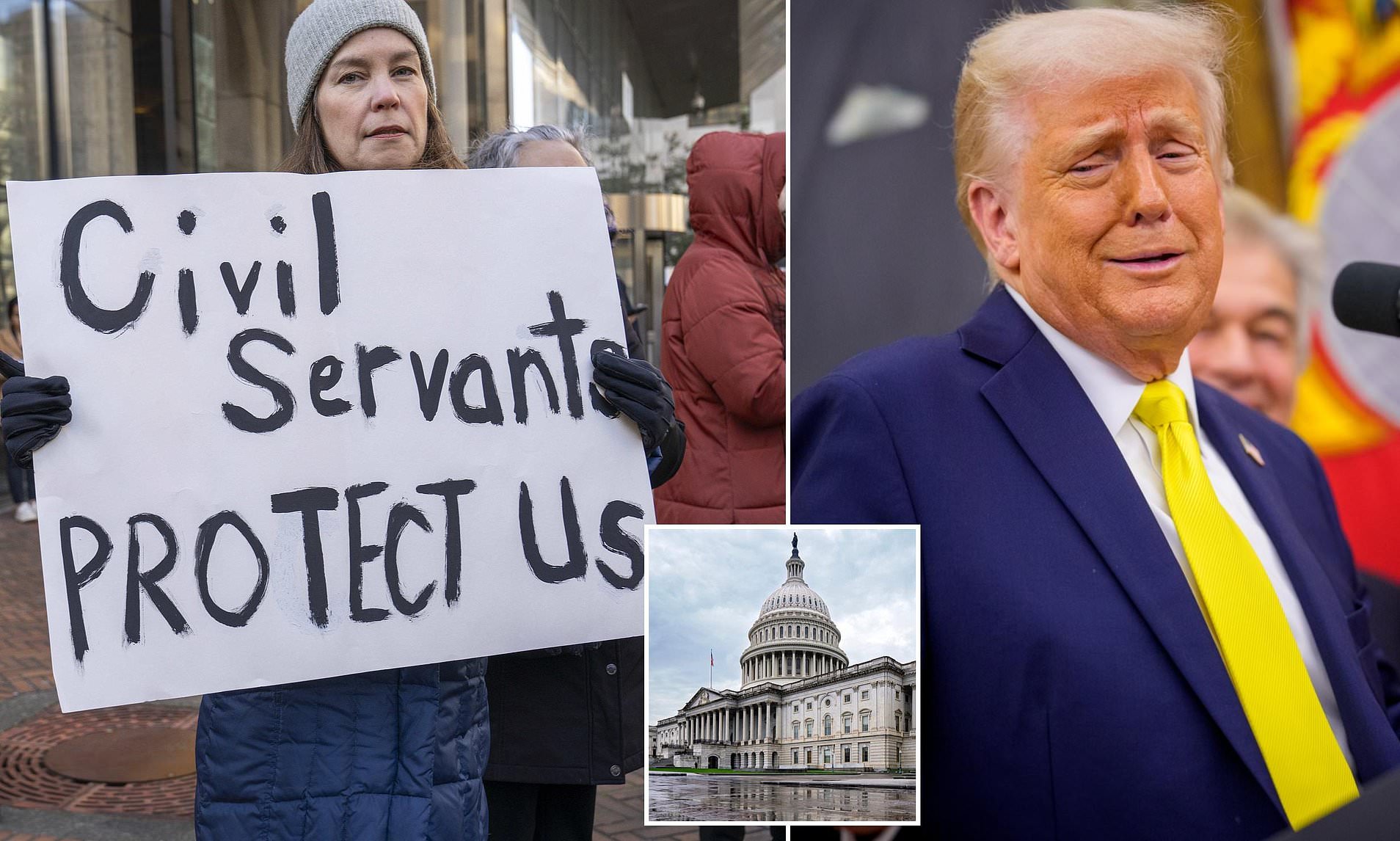 Federal employees left 'terrified' and filled with anxiety as potential