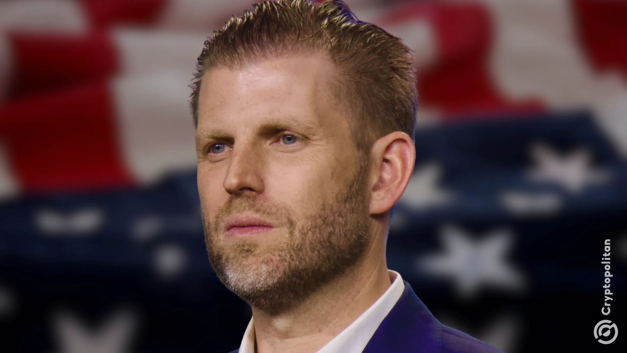 Eric Trump melompat ke pembicaraan kripto dan berkata "Beli Penurunan"
