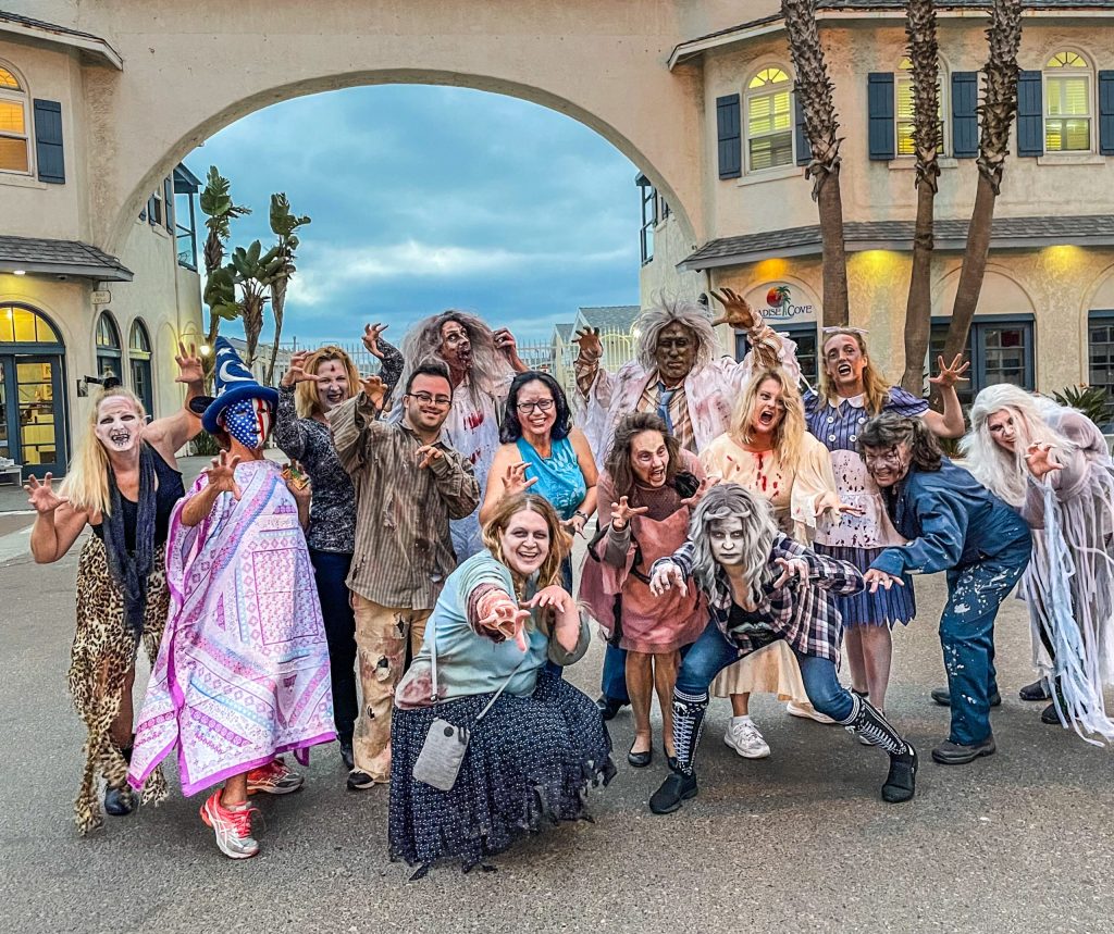 Jangan takut, Thriller Zombie Party Bus Flash Mob sudah tiba