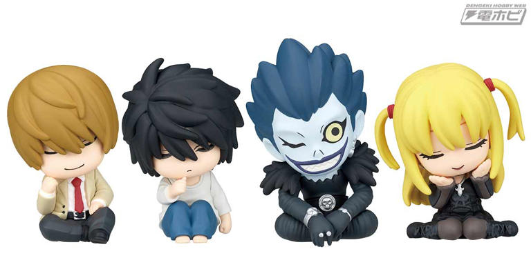 『DEATH NOTE』の肩ズンFig.が登場！「夜神 月」「L」、死神「リューク」、“ミサミサ”こと「弥 海砂」が肩ズン
