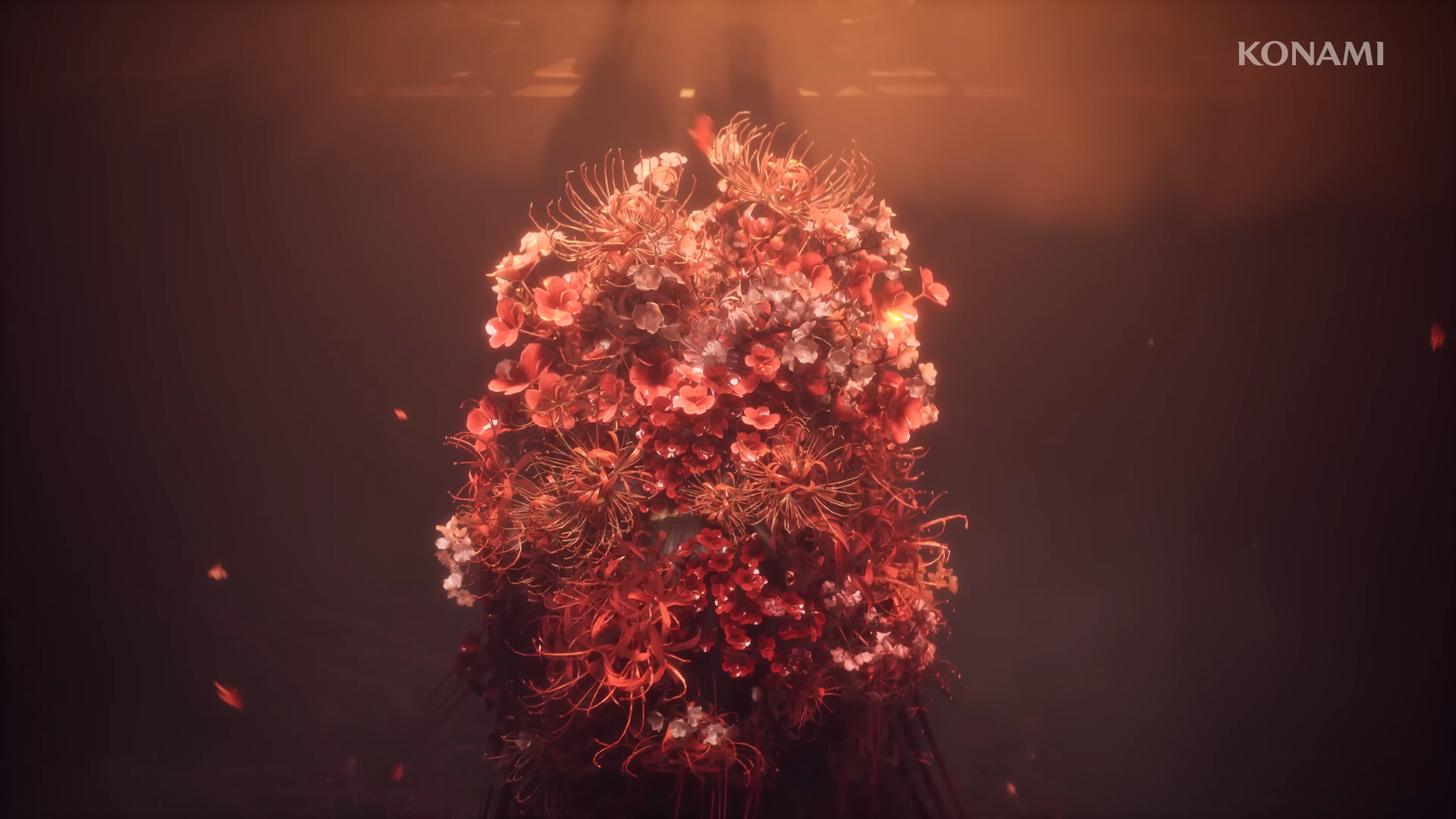 A plant monster rises in Silent Hill f.