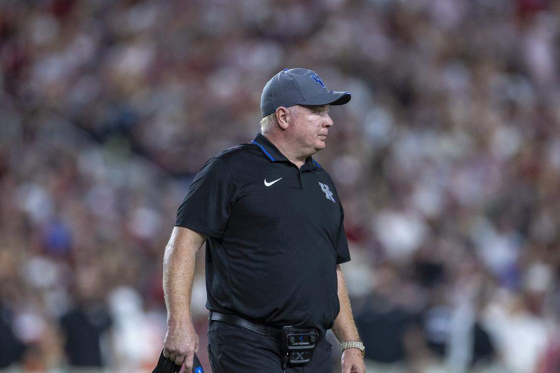 UK basketball's Mark Pope comments on the firing of Mark Stoops