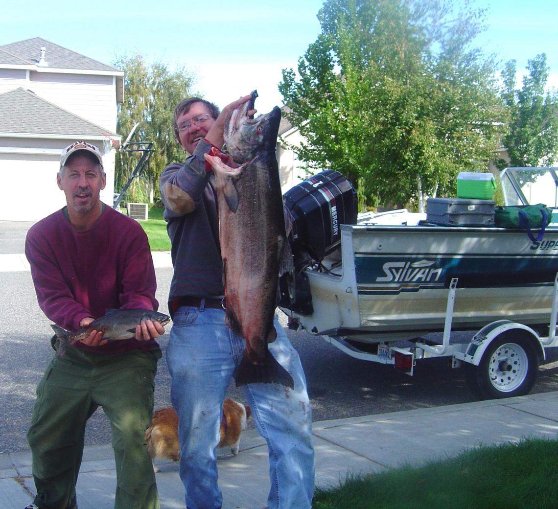 Some catches among fishing buddies are not always equal.