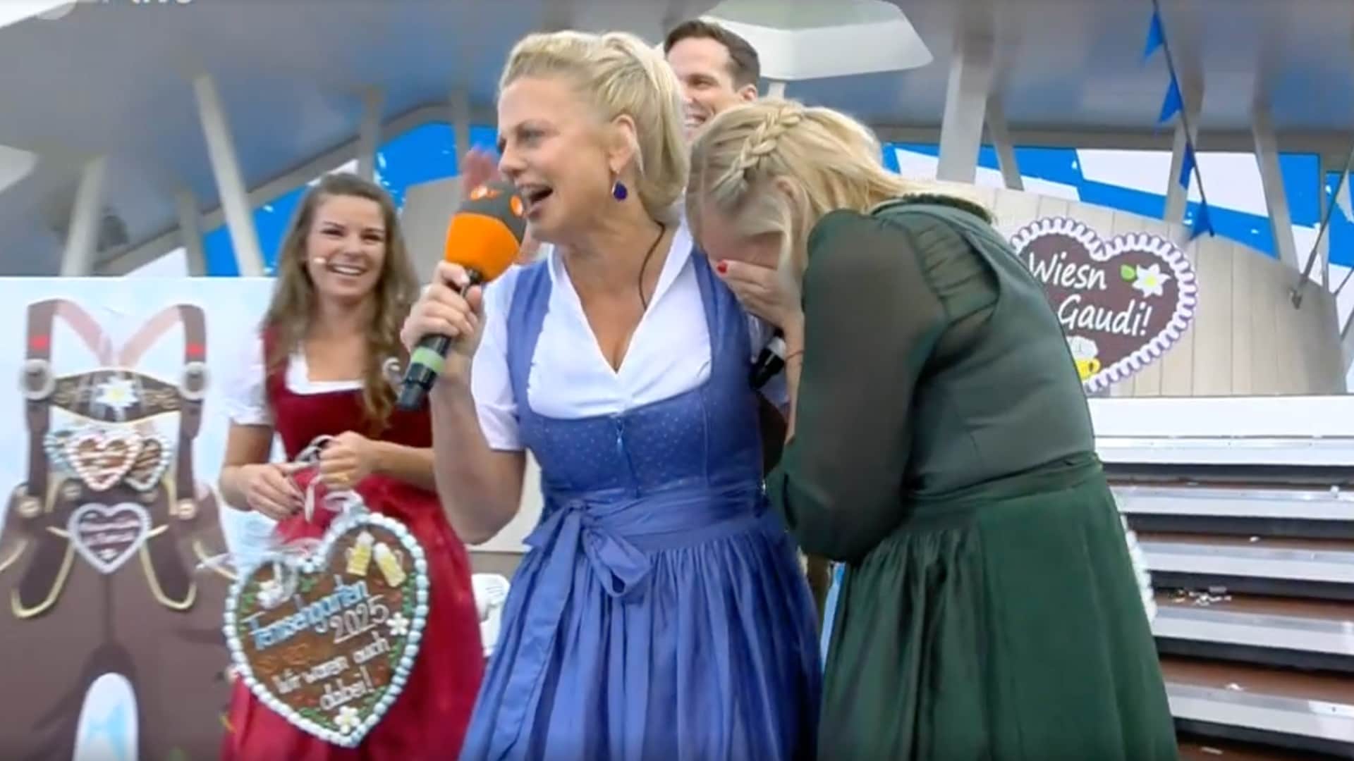 Barbara Schöneberger platzt ins "Fernsehgarten"-Finale – mit Geständnis an  Kiwi