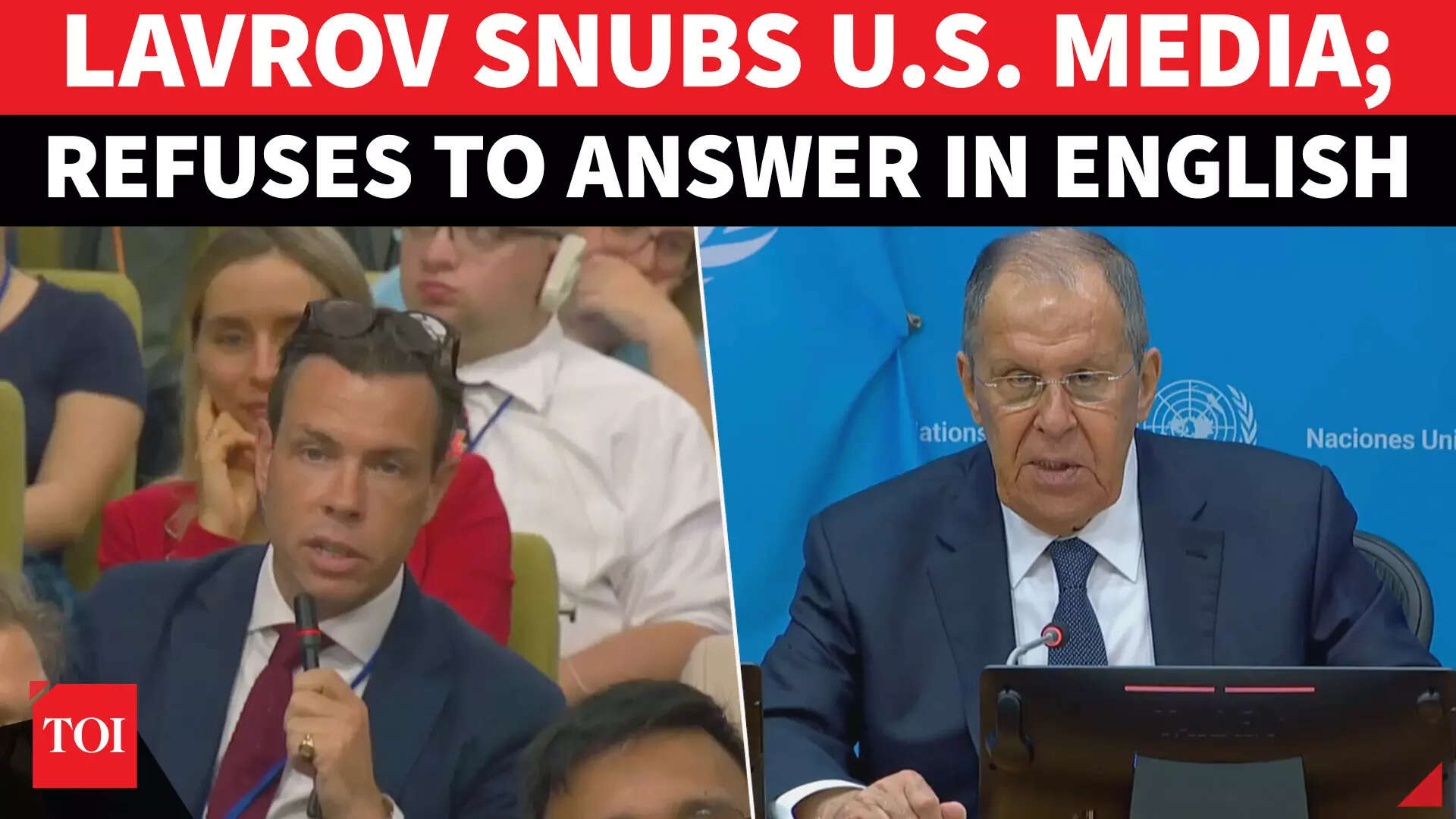 'ONLY RUSSIAN' Lavrov SNUBS American Media; REFUSES To Answer Trump