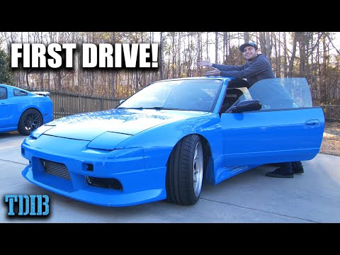 First Drive of My 500HP 2JZ 240SX Rebuild Sounds Unreal