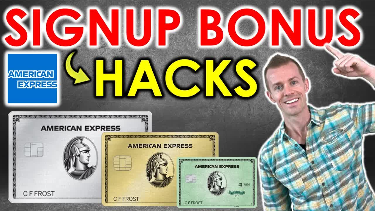 7 Amex sign up bonus hacks (learn these!)