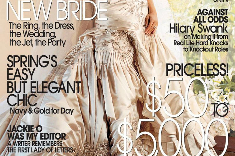 Inside Donald Trump and Melania's $1m wedding with a 300ft dress and a  200-pound cake