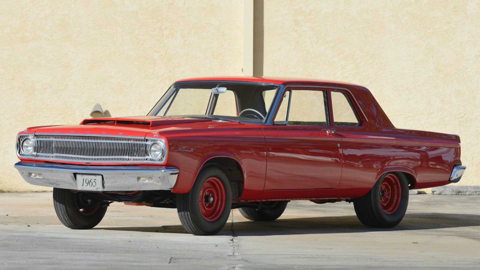 Red 1965 Dodge Coronet A990