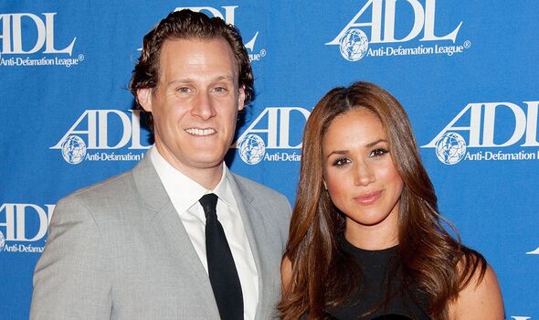 Meghan pictured with her first husband Trevor Engelson