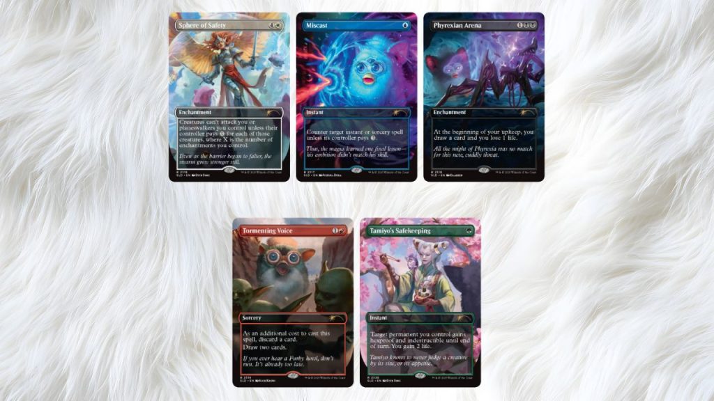 mtg furby cards MTG: Secret Lair x Furby: The Gathering Confetti Foil Edition