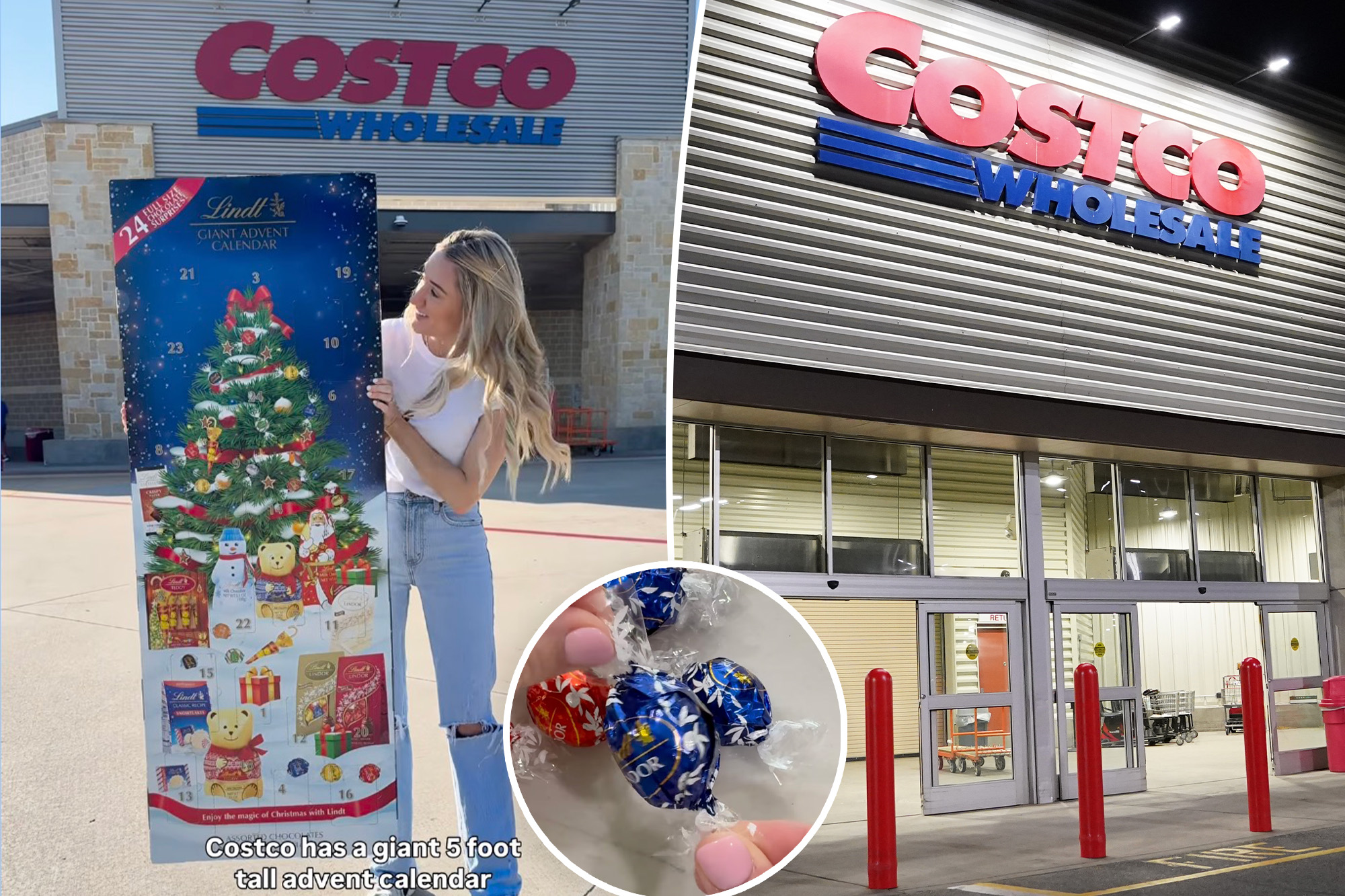 Costco sells a massive 5foottall Advent calendar made up of this