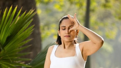 View of Mindful breathing techniques to reduce stress and improve mental clarity
