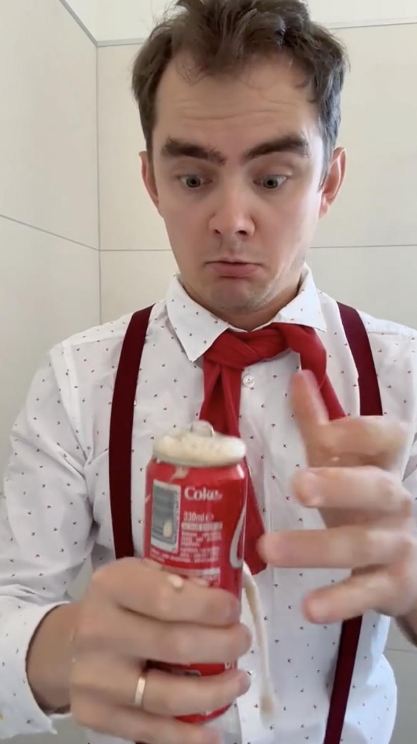 Can you open shaken Coke safely? 🤔