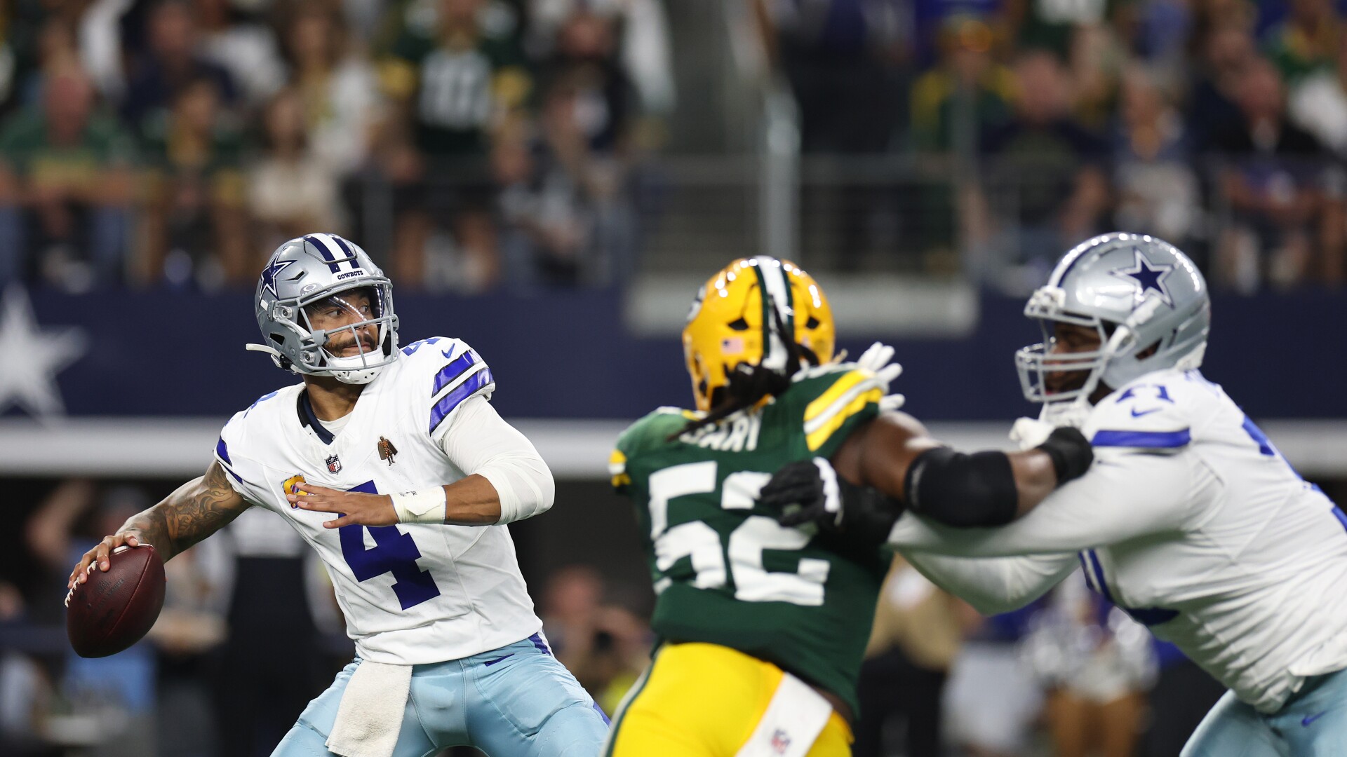Sunday Night Football Cowboys Score Two TDs In Final 41 Seconds Of