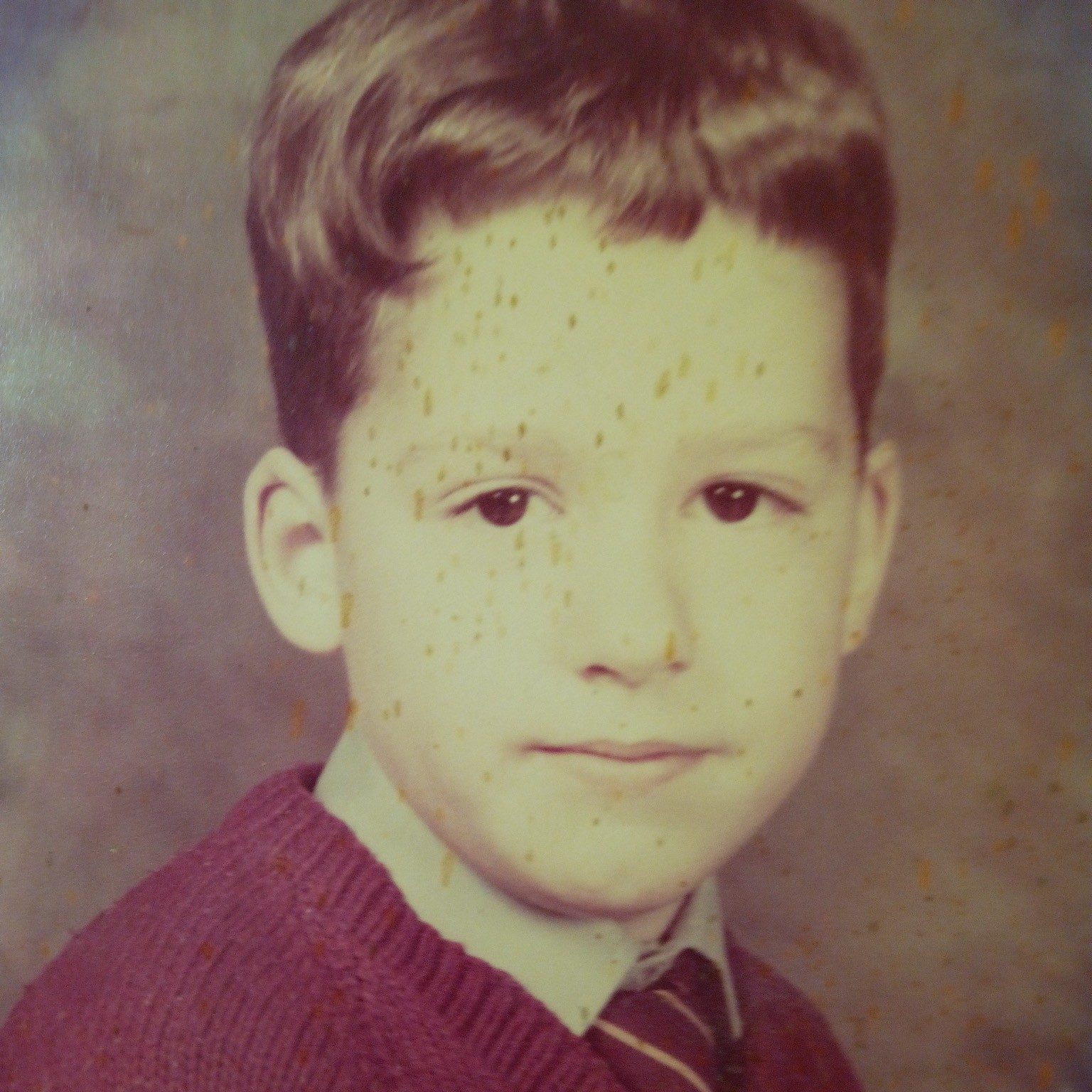 Michael Bacon as a child