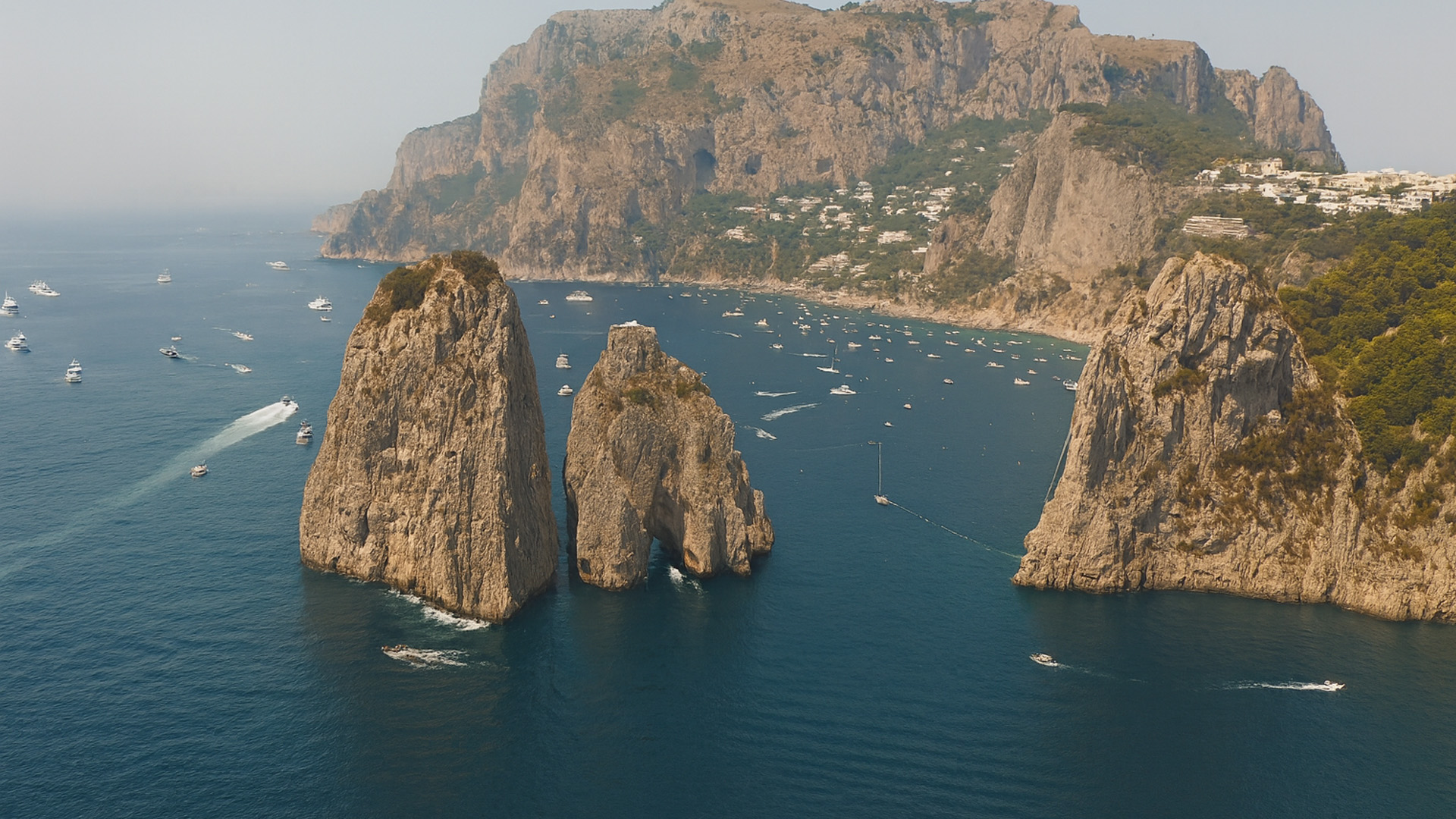 Faraglioni Rocks Capri Italy – Amalfi Coast in 4K