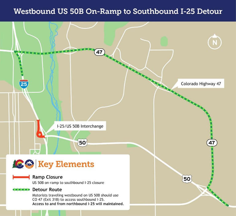 Two Interstate 25 ramps are set for prolonged closures. What to know ...